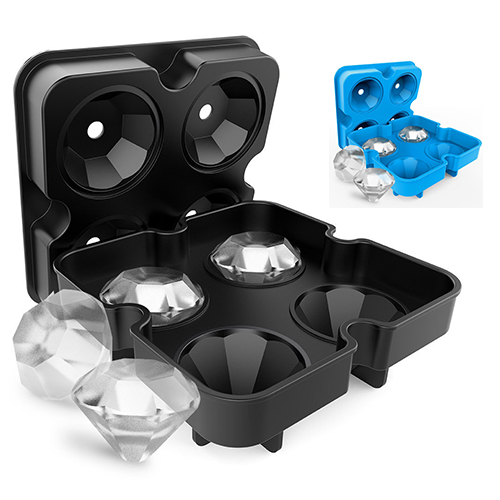 Diamond 3D Silicone Ice Cube Tray