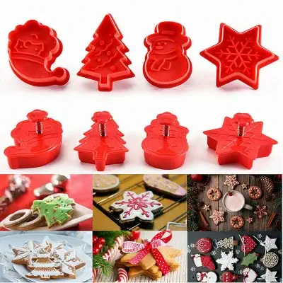 Christmas Plastic Stamp Mold Set