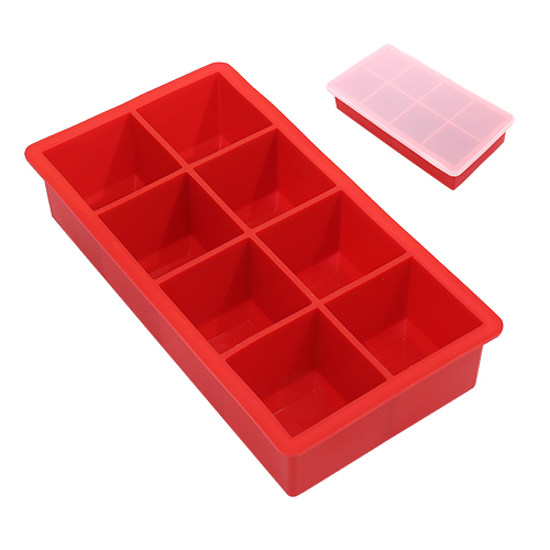 8 Cavity Silicone Ice Cube Tray